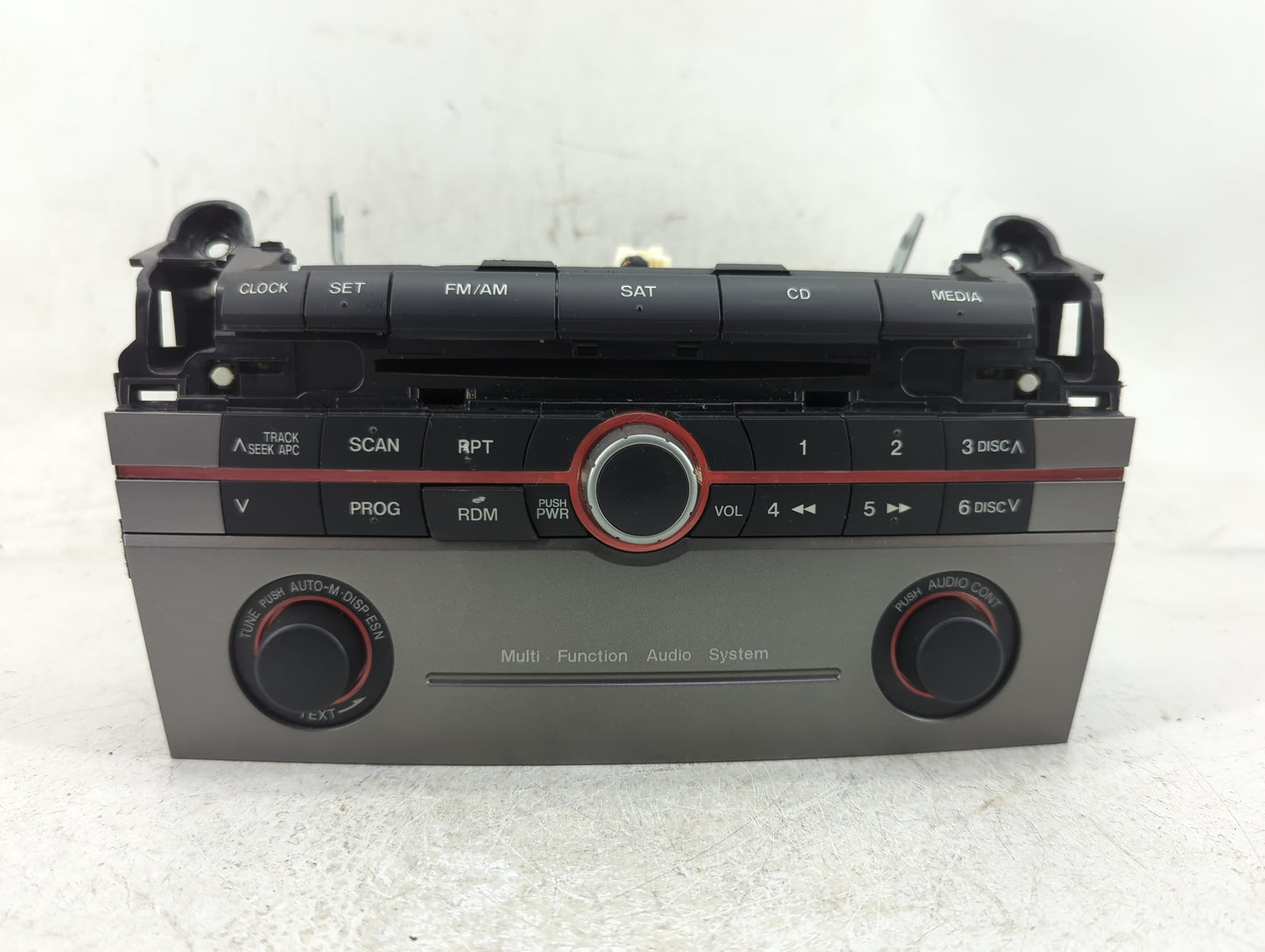 2006-2007 Mazda 3 Radio AM FM Cd Player Receiver Replacement P/N:BR9G-66-ARX Fits Fits 2006 2007 OEM Used Auto Parts - Oemus