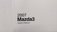2007 Mazda 3 Owners Manual Book Guide OEM Used Auto Parts - Oemusedautoparts1.com