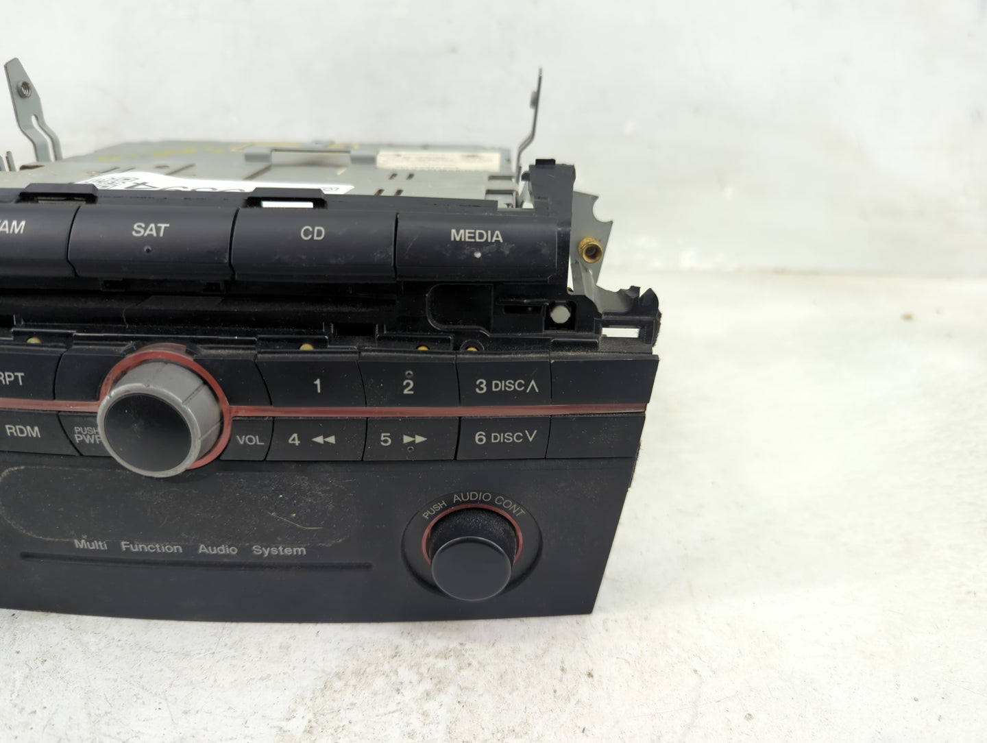 2007 Mazda 3 Radio AM FM Cd Player Receiver Replacement P/N:14797178 BR9E66AR0 Fits OEM Used Auto Parts - Oemusedautoparts1.