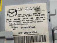 2007 Mazda 3 Radio AM FM Cd Player Receiver Replacement P/N:14797178 BR9E66AR0 Fits OEM Used Auto Parts - Oemusedautoparts1.