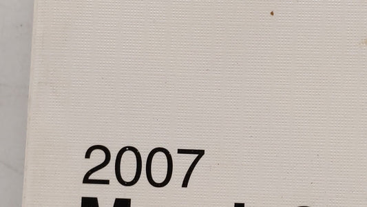 2007 Mazda 3 Owners Manual Book Guide OEM Used Auto Parts