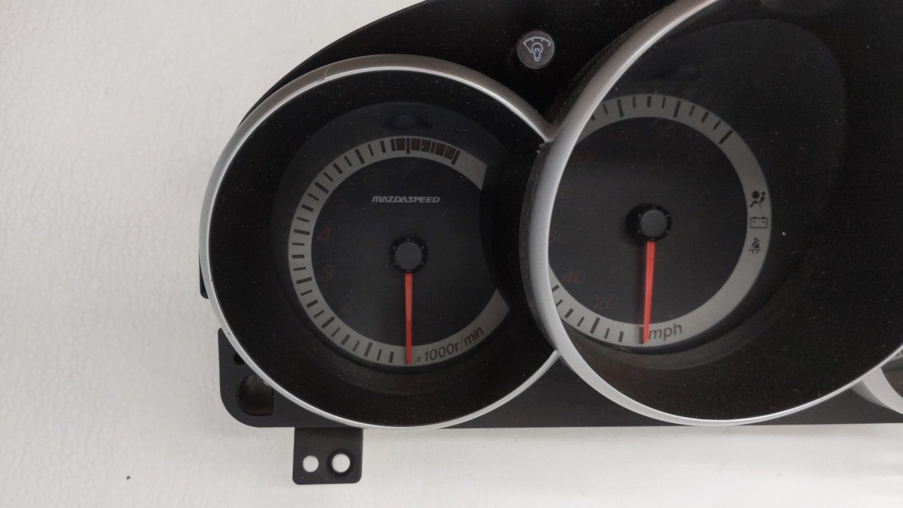 2007-2008 Mazda 3 Instrument Cluster Speedometer Gauges Fits Fits 2007 2008 OEM Used Auto Parts - Oemusedautoparts1.com
