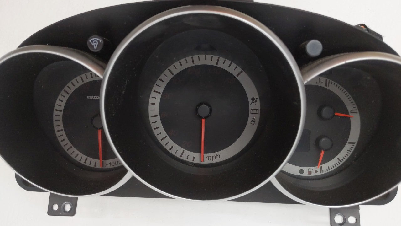 2007-2008 Mazda 3 Instrument Cluster Speedometer Gauges Fits Fits 2007 2008 OEM Used Auto Parts - Oemusedautoparts1.com