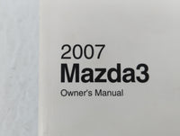 2007 Mazda 3 Owners Manual Book Guide OEM Used Auto Parts - Oemusedautoparts1.com