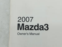 2007 Mazda 3 Owners Manual Book Guide P/N:9999-95-038C-07 OEM Used Auto Parts - Oemusedautoparts1.com
