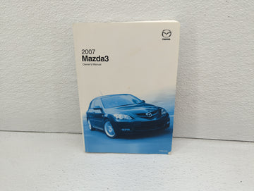 2007 Mazda 3 Owners Manual Book Guide OEM Used Auto Parts - Oemusedautoparts1.com