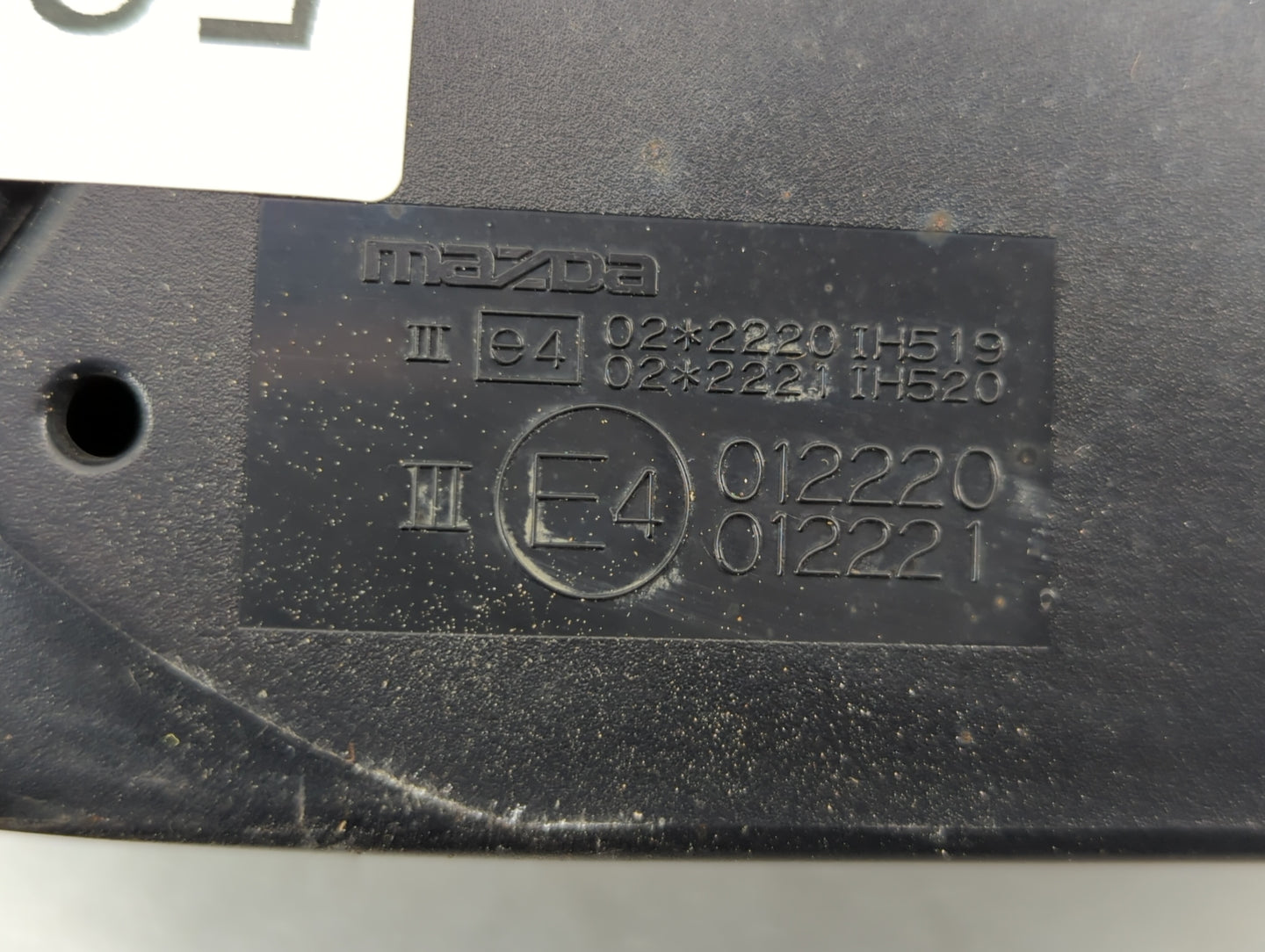 2007-2009 Mazda 3 Driver Side View Mirror - Left Door Mirror OEM Used - Oemusedautoparts1.com