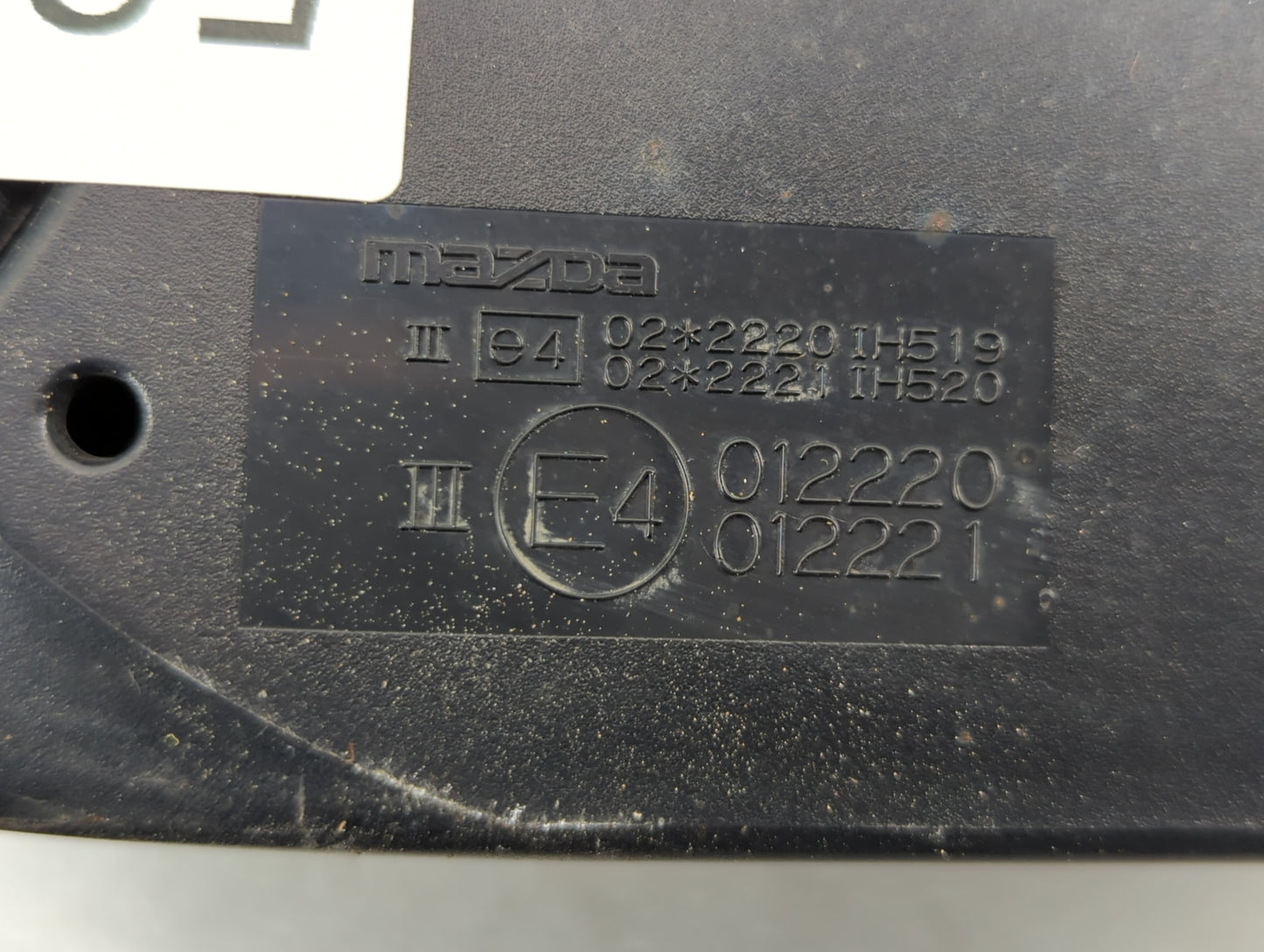 2007-2009 Mazda 3 Driver Side View Mirror - Left Door Mirror OEM Used - Oemusedautoparts1.com