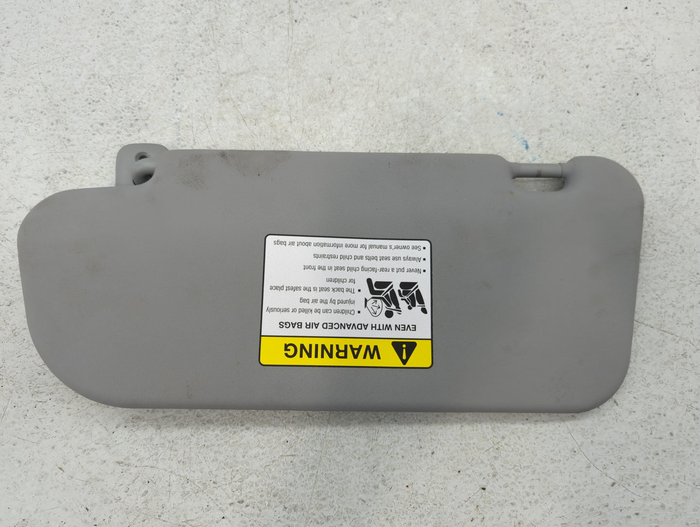 2007-2009 Mazda 3 Sun Visor Shade Replacement Passenger Right Mirror Fits Fits 2007 2008 2009 OEM Used Auto Parts - Oemuseda