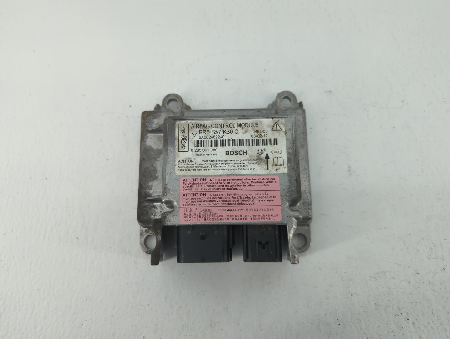 2007 Mazda 3 PCM Engine Control Computer ECU ECM PCU OEM P/N:0 285 001 960 Fits OEM Used Auto Parts - Oemusedautoparts1.com