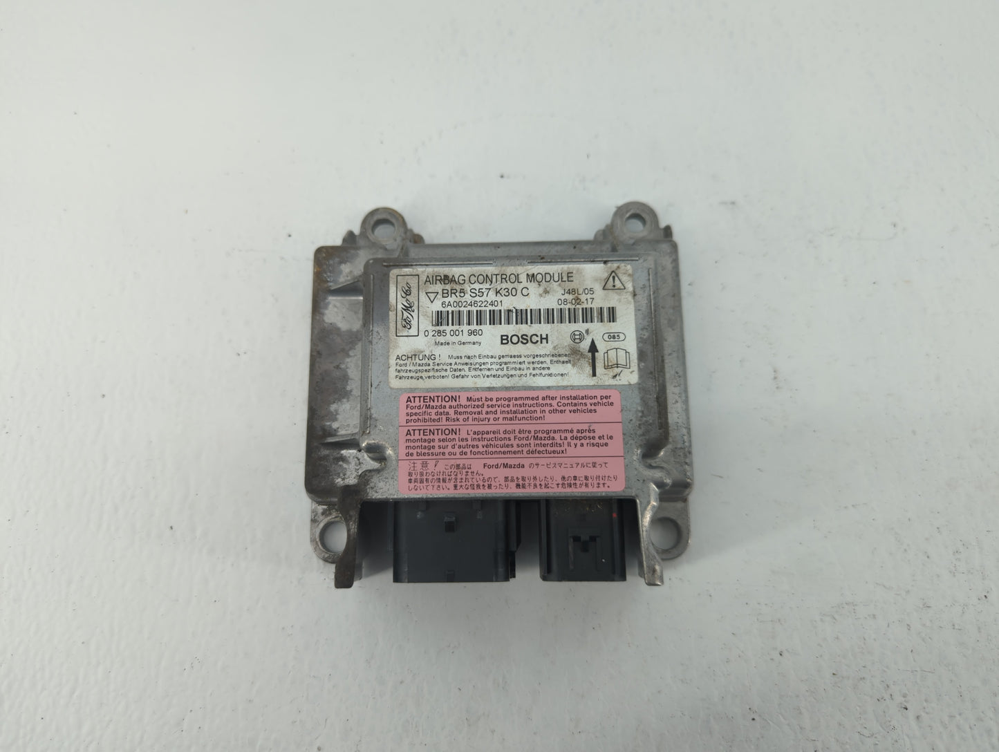 2007 Mazda 3 PCM Engine Control Computer ECU ECM PCU OEM P/N:0 285 001 960 Fits OEM Used Auto Parts - Oemusedautoparts1.com