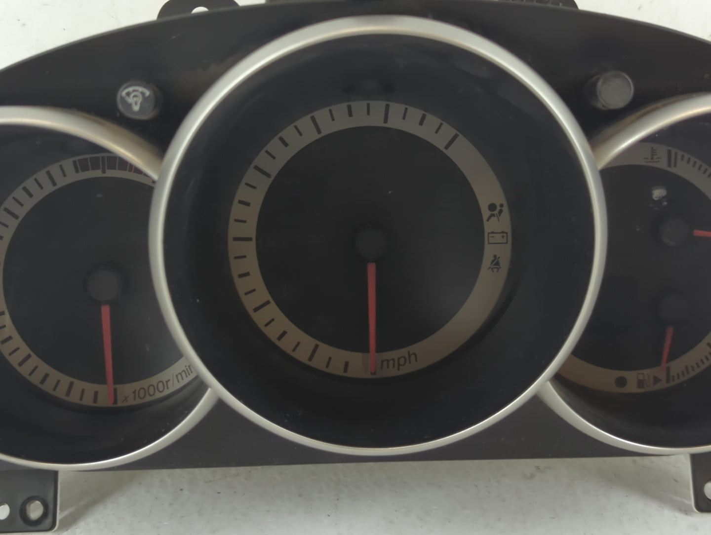 2007-2008 Mazda 3 Instrument Cluster Speedometer Gauges P/N:BP4K55430 Fits Fits 2007 2008 OEM Used Auto Parts - Oemusedautop