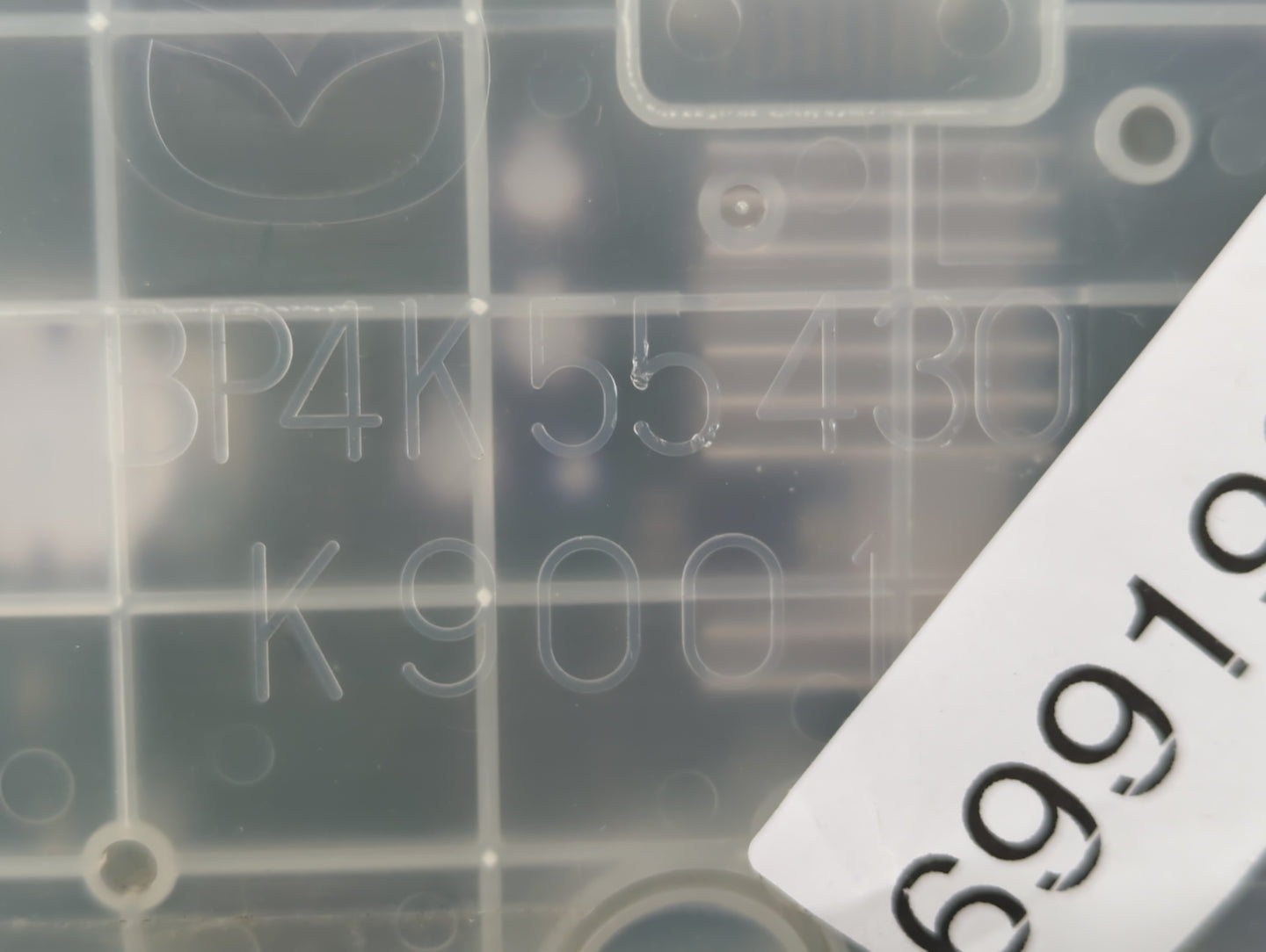 2007-2008 Mazda 3 Instrument Cluster Speedometer Gauges P/N:BP4K55430 Fits Fits 2007 2008 OEM Used Auto Parts - Oemusedautop