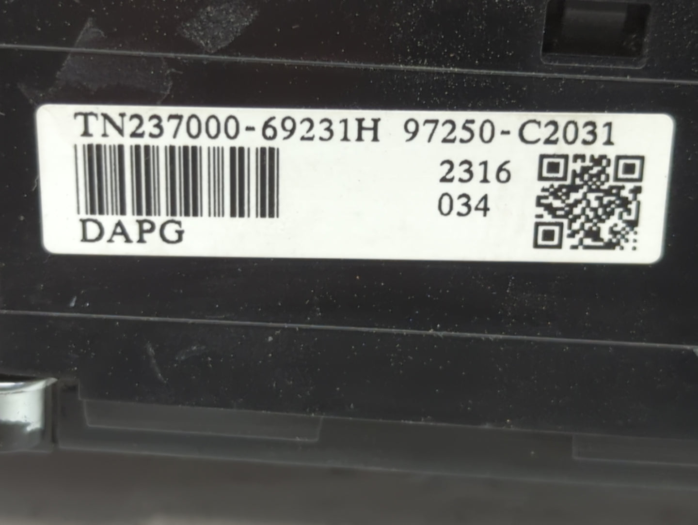 2007-2008 Mazda 3 Climate Control Module Temperature AC/Heater Replacement P/N:97250-C2031 Fits Fits 2007 2008 OEM Used Auto