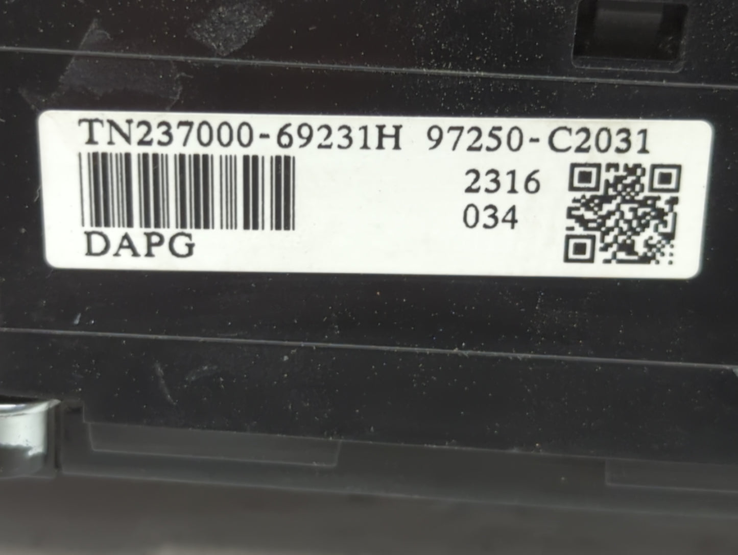 2007-2008 Mazda 3 Climate Control Module Temperature AC/Heater Replacement P/N:97250-C2031 Fits Fits 2007 2008 OEM Used Auto