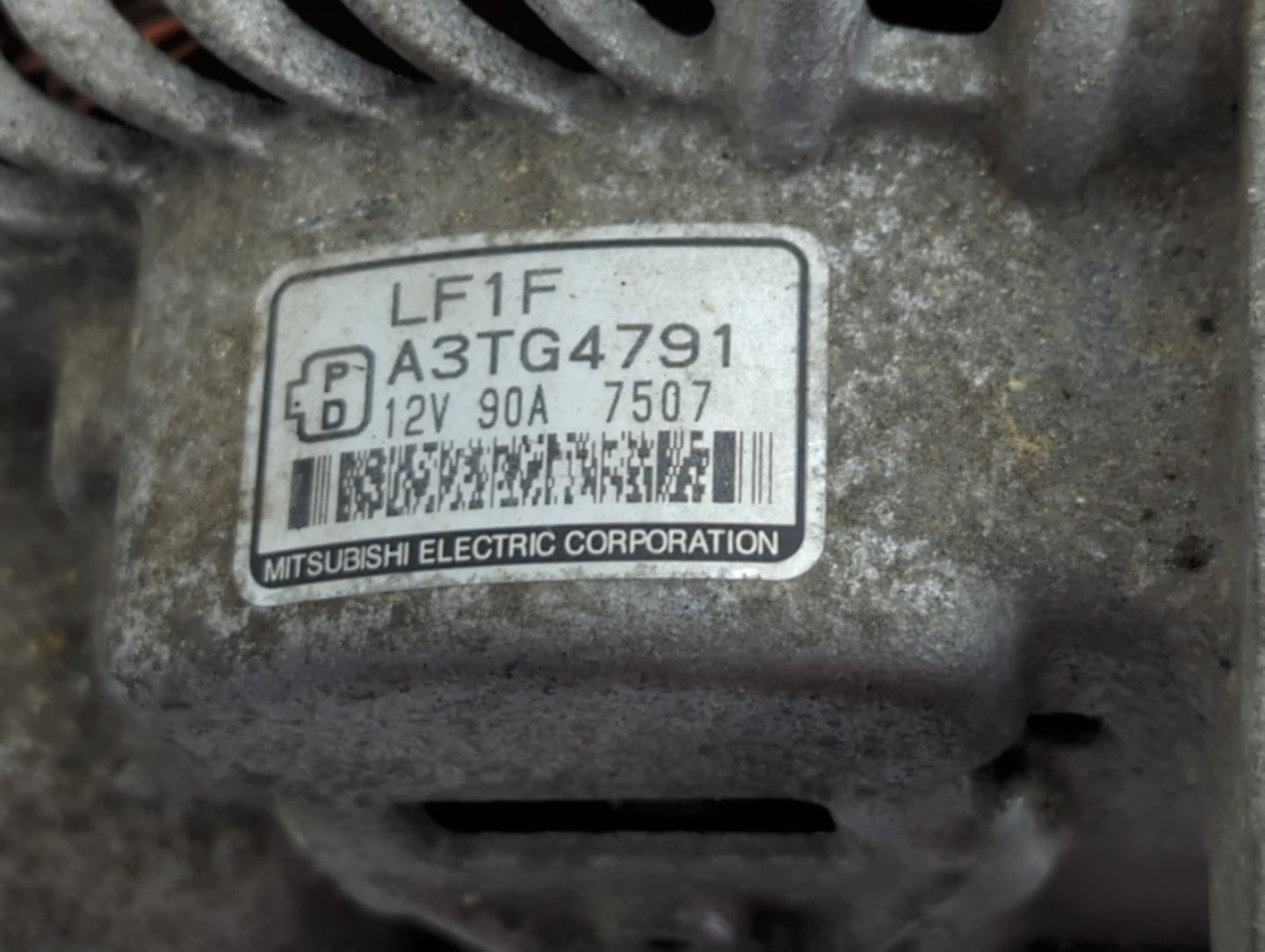 2007-2009 Mazda 3 Alternator Replacement Generator Charging Assembly Engine OEM P/N:A3TG4791 Fits Fits 2007 2008 2009 OEM Us