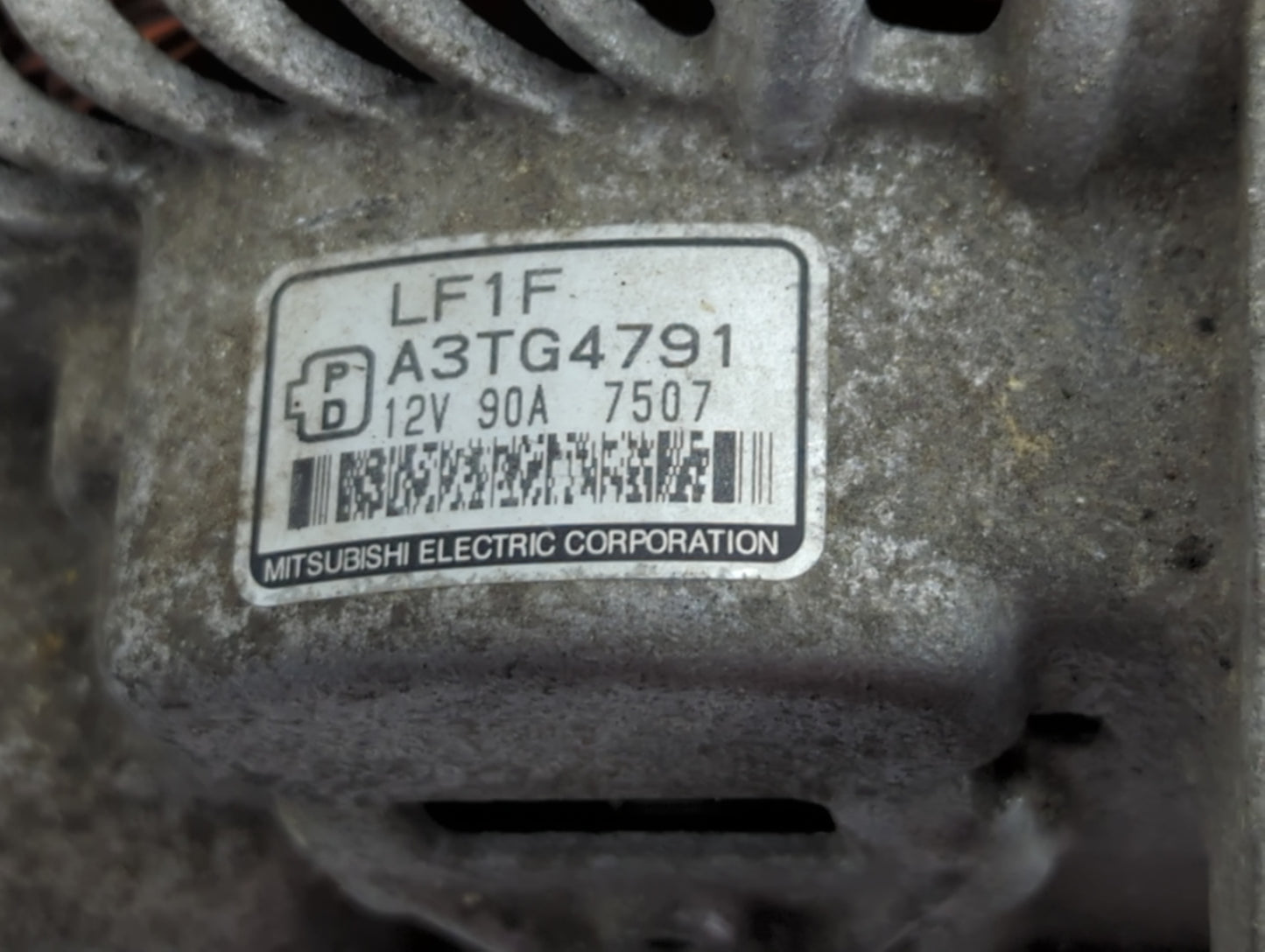 2007-2009 Mazda 3 Alternator Replacement Generator Charging Assembly Engine OEM P/N:A3TG4791 Fits Fits 2007 2008 2009 OEM Us