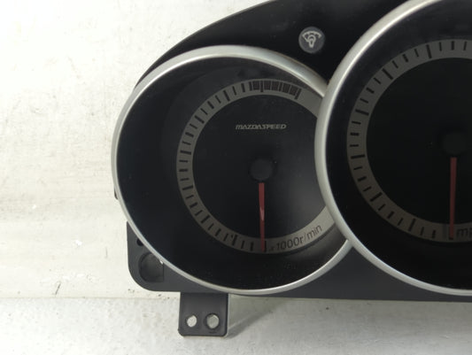 2007-2008 Mazda 3 Instrument Cluster Speedometer Gauges P/N:86 BR6E A Fits Fits 2007 2008 OEM Used Auto Parts