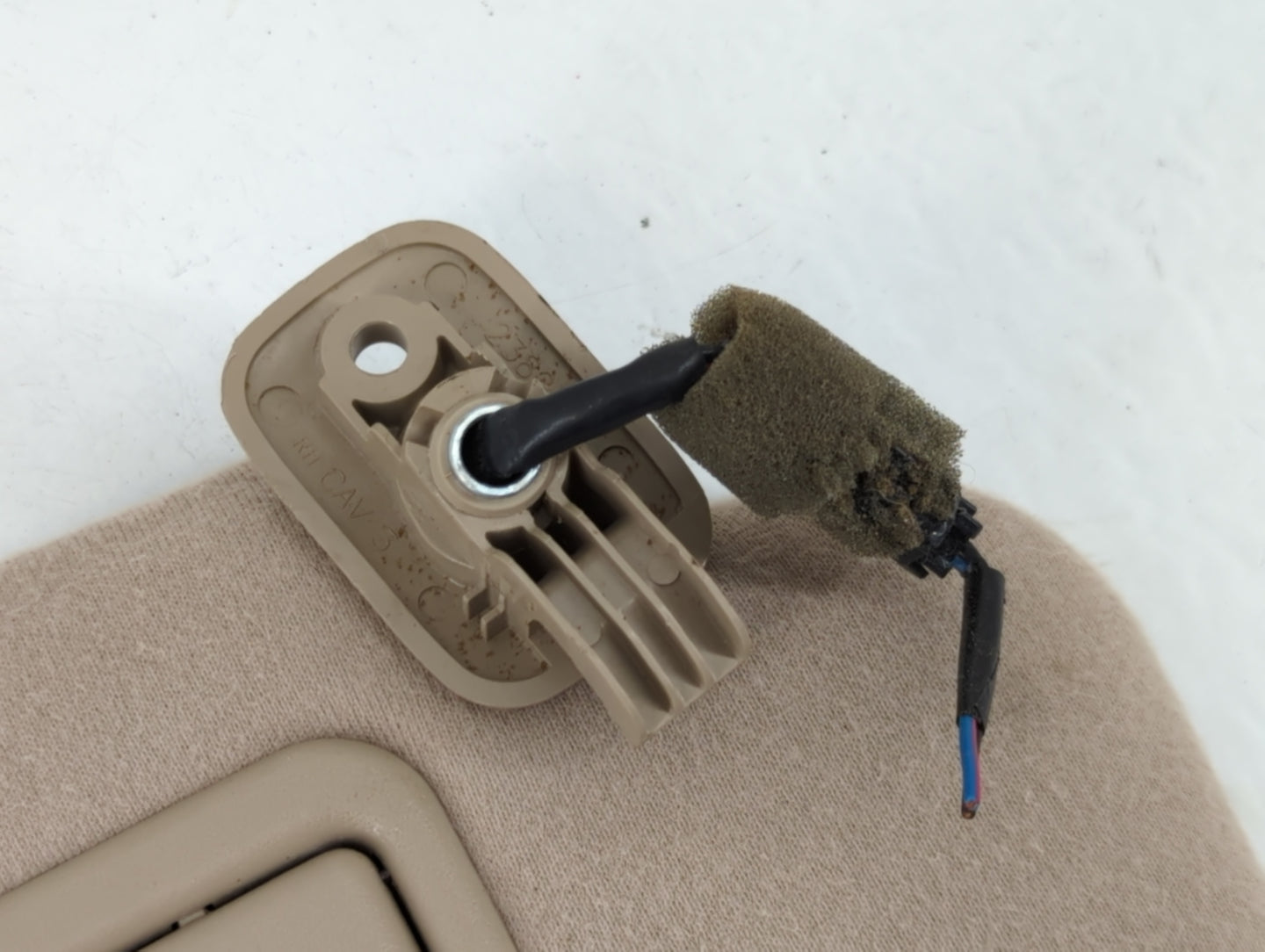 2007 Mazda 6 Sun Visor Shade Replacement Passenger Right Mirror Fits OEM Used Auto Parts - Oemusedautoparts1.com