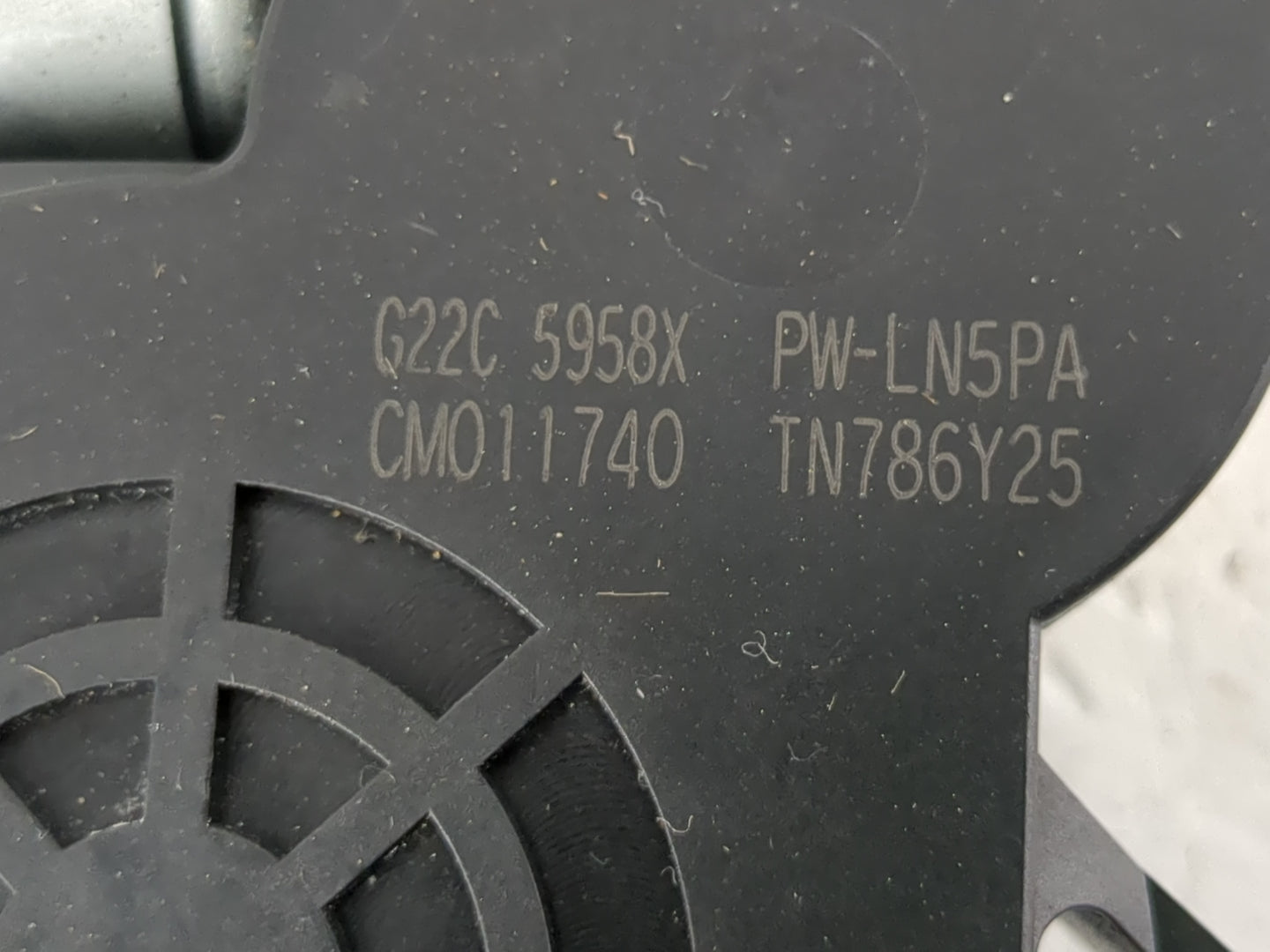 2007 Mazda 6 Passenger Rear Right Power Window Motor - Oemusedautoparts1.com