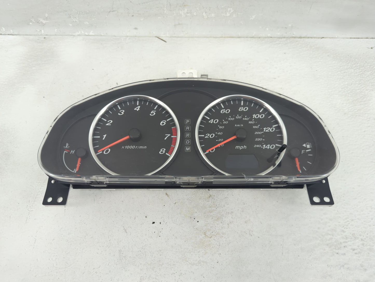 2006-2007 Mazda 6 Instrument Cluster Speedometer Gauges Fits Fits 2006 2007 OEM Used Auto Parts - Oemusedautoparts1.com