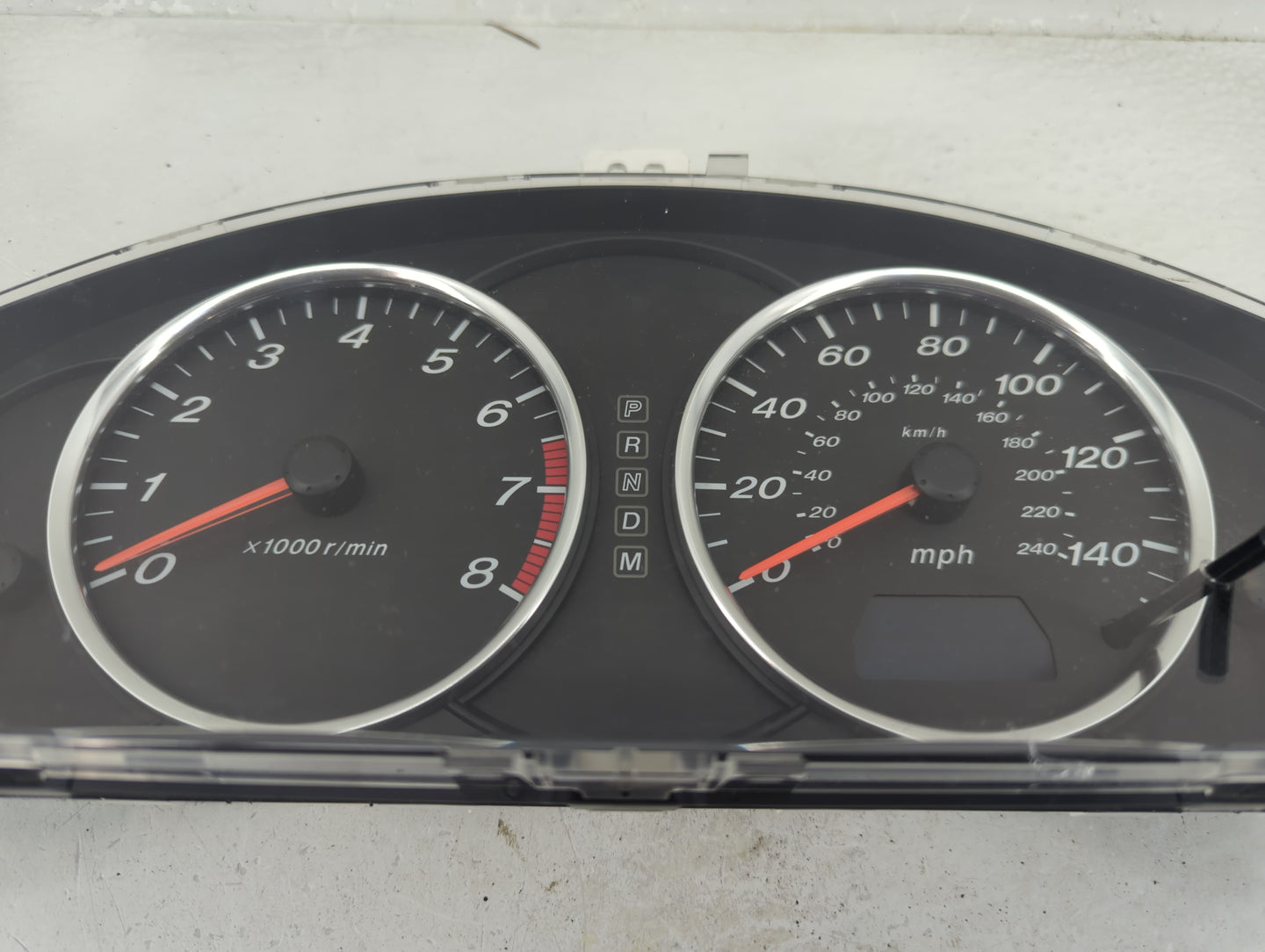 2006-2007 Mazda 6 Instrument Cluster Speedometer Gauges Fits Fits 2006 2007 OEM Used Auto Parts - Oemusedautoparts1.com
