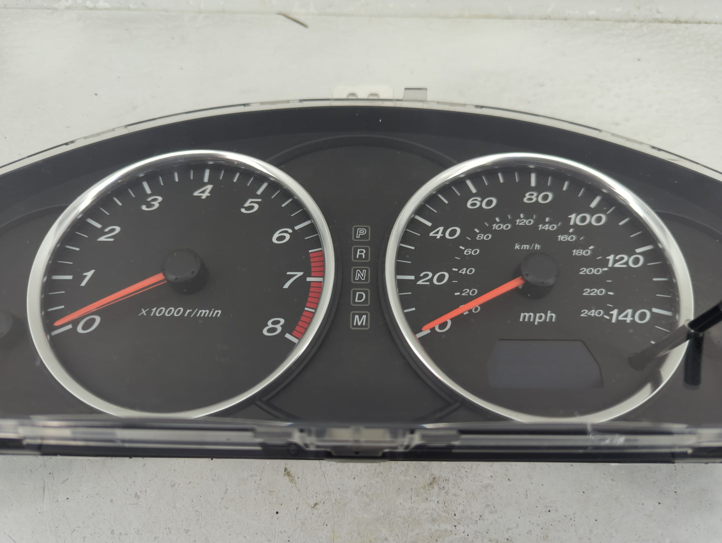2006-2007 Mazda 6 Instrument Cluster Speedometer Gauges Fits Fits 2006 2007 OEM Used Auto Parts - Oemusedautoparts1.com