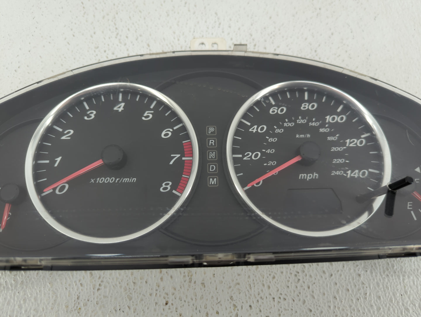 2006-2007 Mazda 6 Instrument Cluster Speedometer Gauges P/N:GR1L 55430 Fits Fits 2006 2007 OEM Used Auto Parts - Oemusedauto