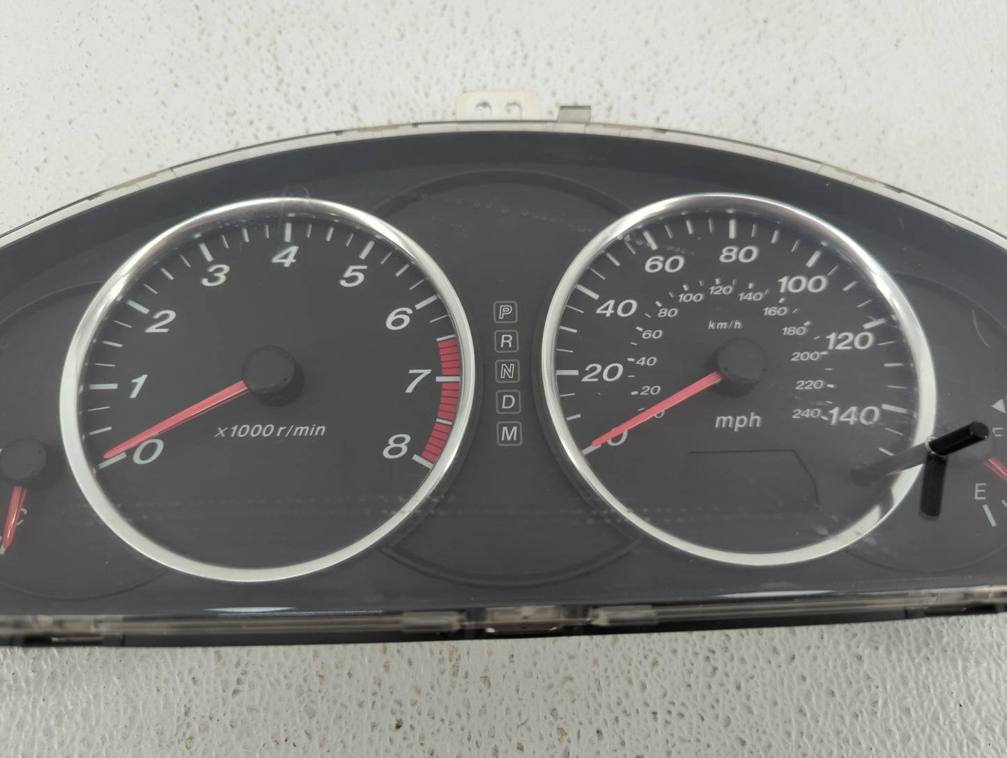 2006-2007 Mazda 6 Instrument Cluster Speedometer Gauges P/N:GR1L 55430 Fits Fits 2006 2007 OEM Used Auto Parts - Oemusedauto
