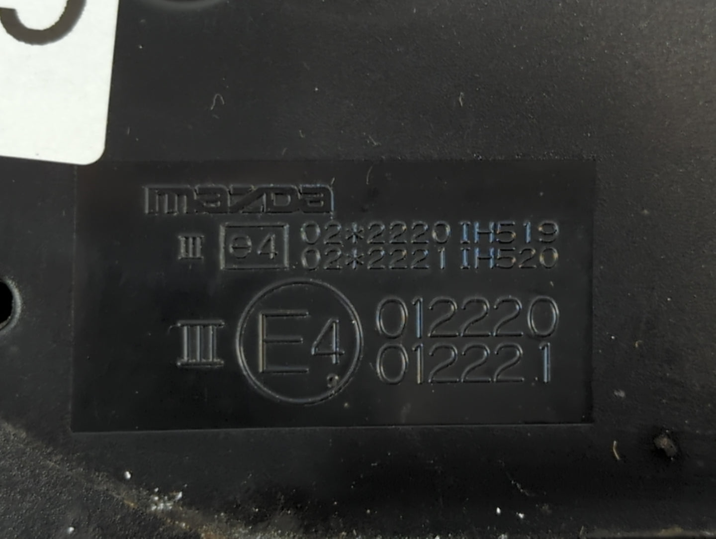 2006-2007 Mazda 6 Driver Side View Mirror - Left Door Mirror OEM Used - Oemusedautoparts1.com