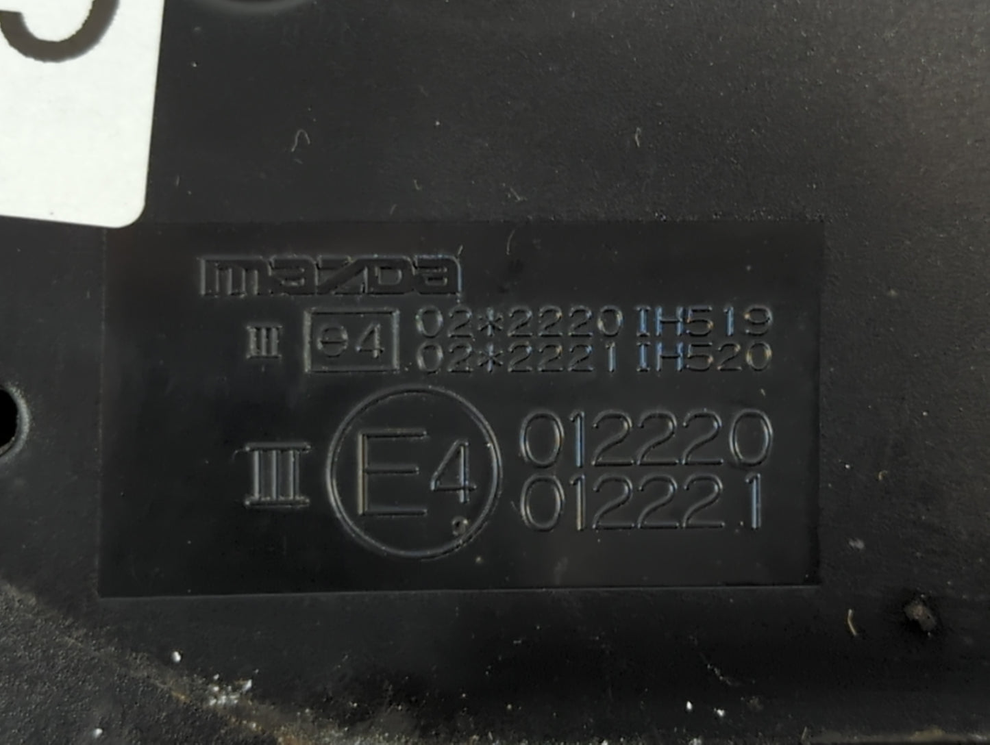 2006-2007 Mazda 6 Driver Side View Mirror - Left Door Mirror OEM Used - Oemusedautoparts1.com