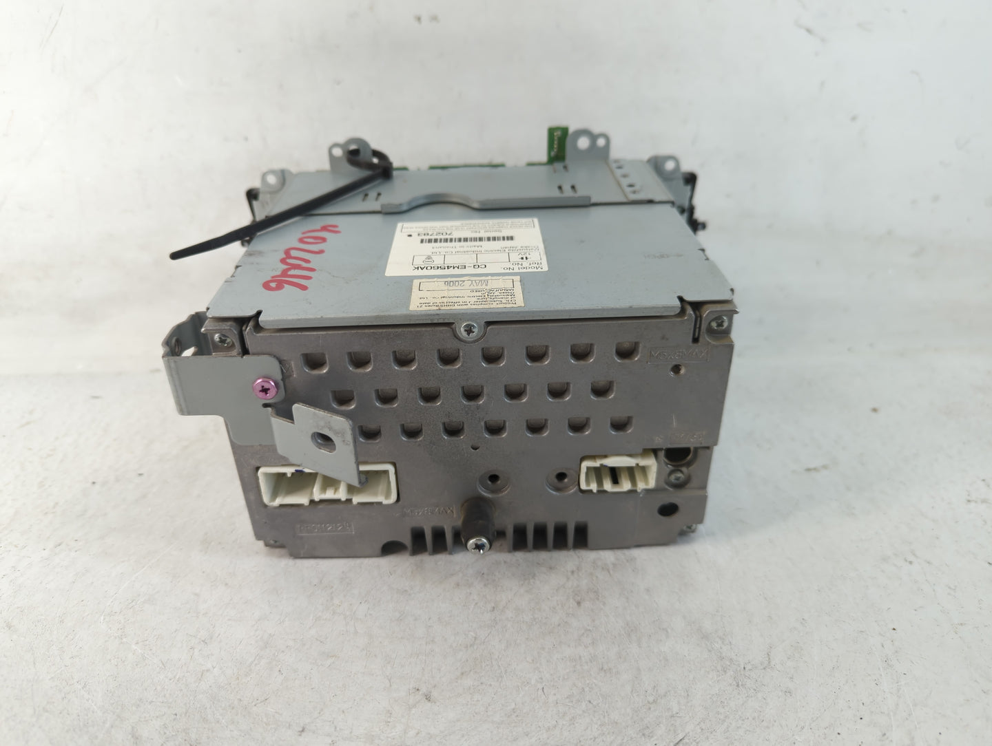 2006-2008 Mazda 6 Radio AM FM Cd Player Receiver Replacement P/N:702783 CQ-EM4560AK Fits Fits 2006 2007 2008 OEM Used Auto P