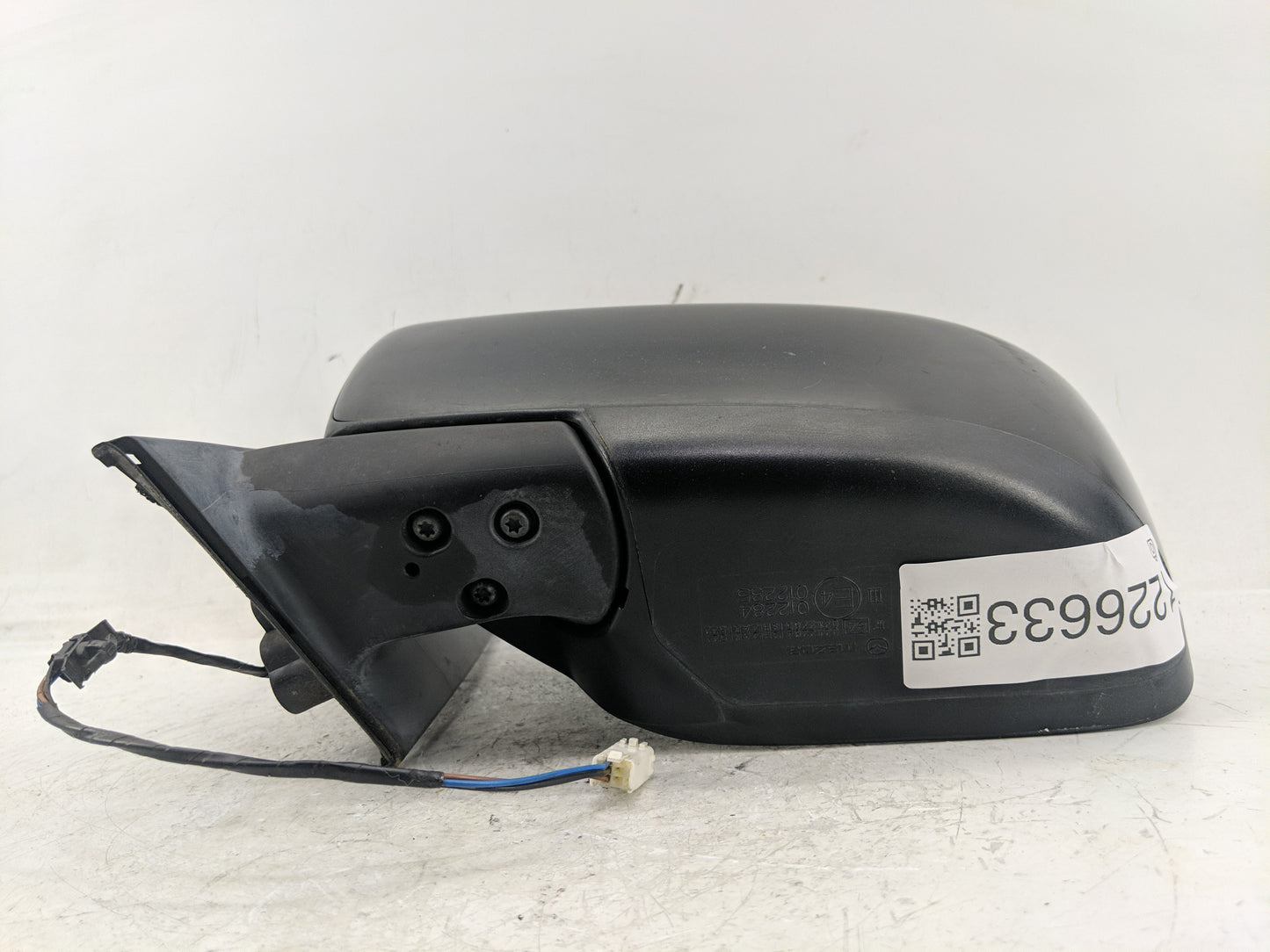 2007-2009 Mazda Cx-7 Driver Left Side View Manual Door Mirror Black - Oemusedautoparts1.com