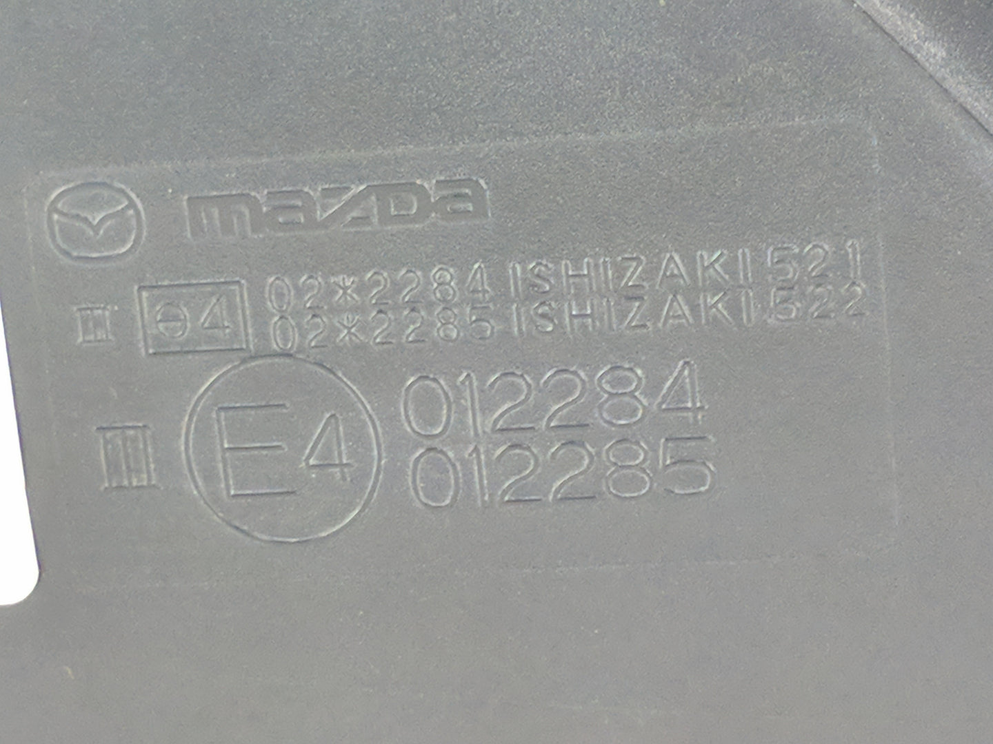 2007-2009 Mazda Cx-7 Driver Left Side View Manual Door Mirror Black - Oemusedautoparts1.com