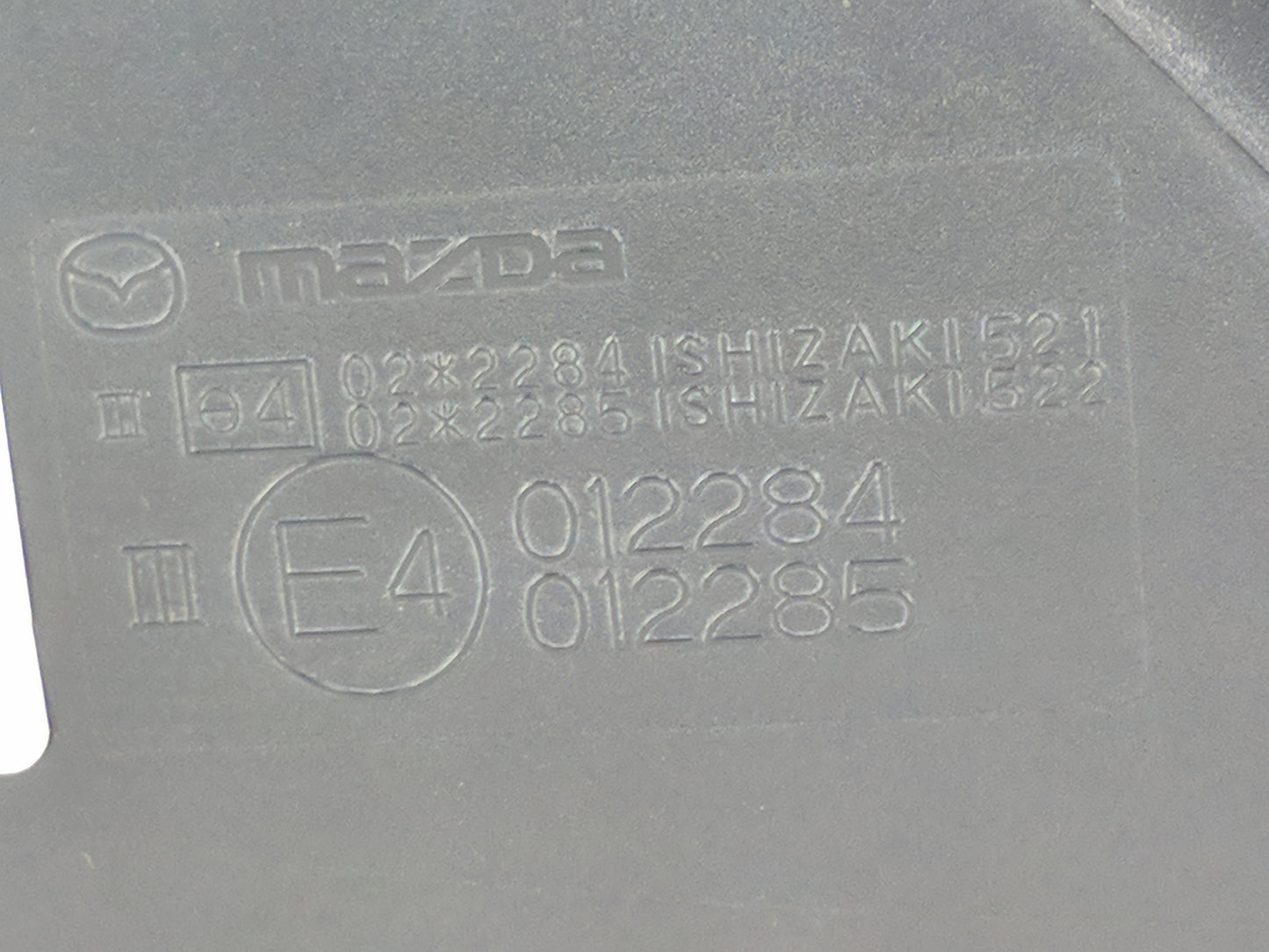 2007-2009 Mazda Cx-7 Driver Left Side View Manual Door Mirror Black - Oemusedautoparts1.com