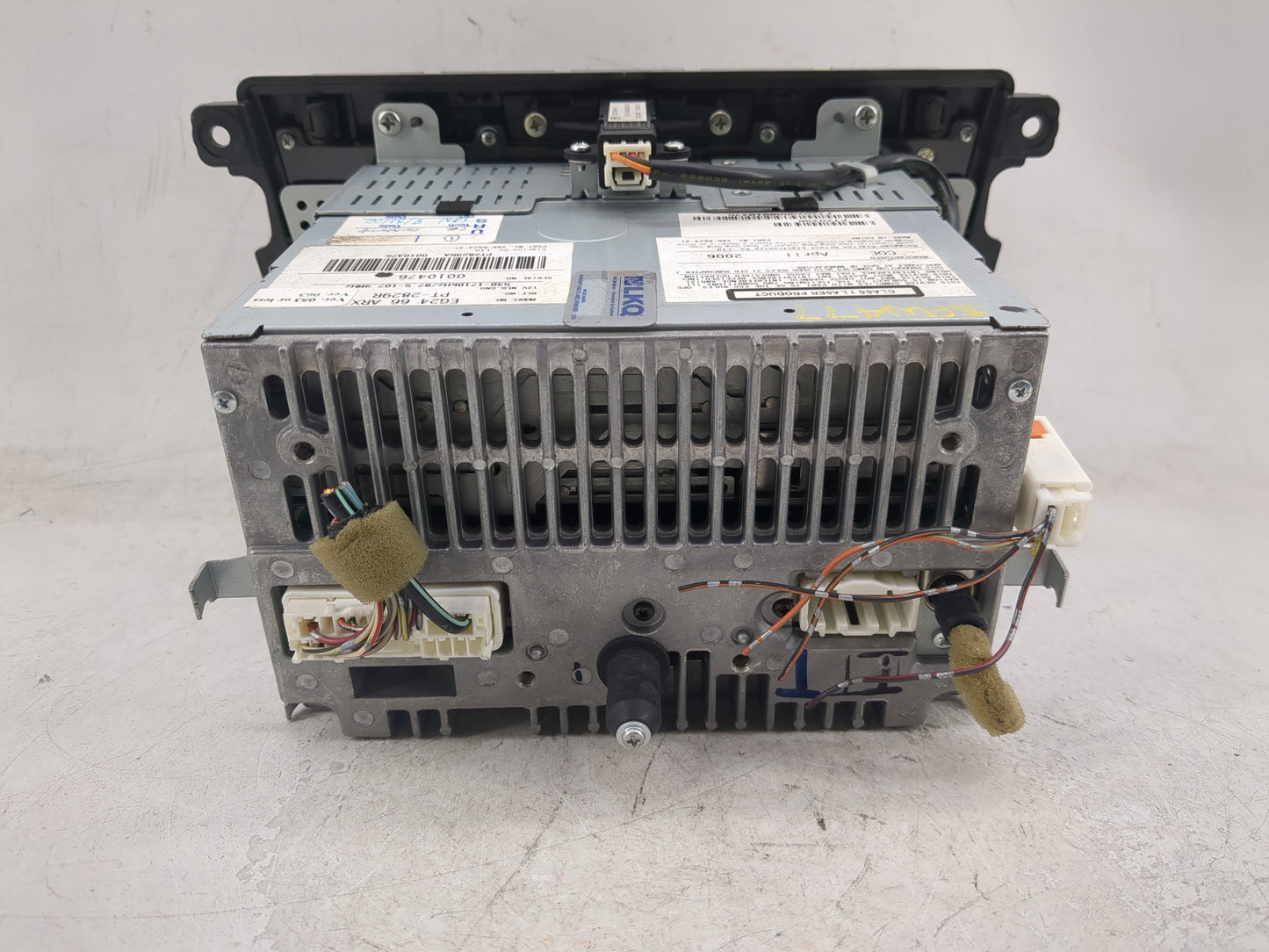 2007-2009 Mazda Cx-7 Radio AM FM Cd Player Receiver Replacement P/N:286-6623-37 EG24 66 ARX Fits Fits 2007 2008 2009 OEM Use
