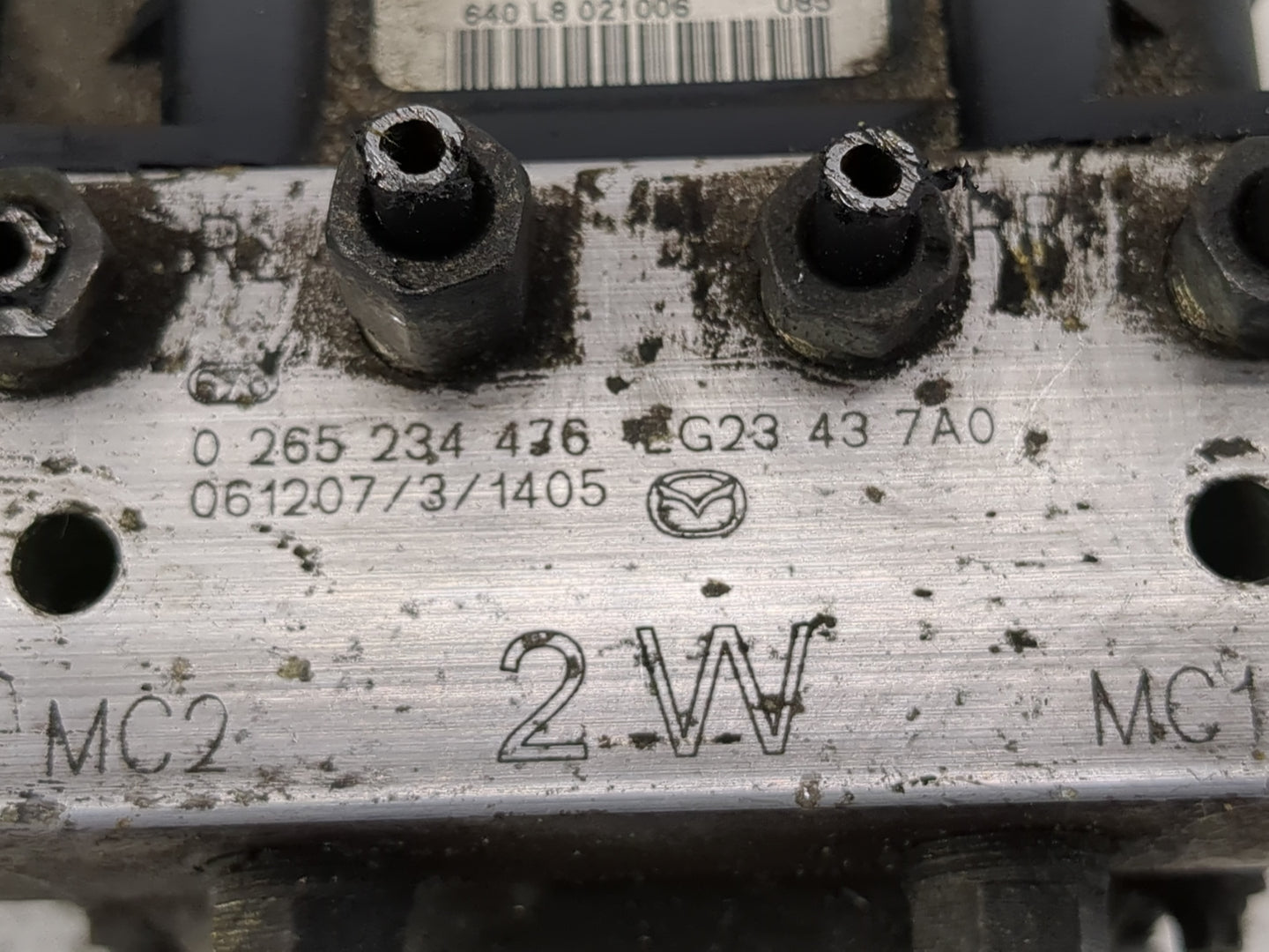 2007-2009 Mazda Cx-7 ABS Pump Control Module Replacement P/N:EG23 43 7A0 0 265 234 476 Fits Fits 2007 2008 2009 OEM Used Aut