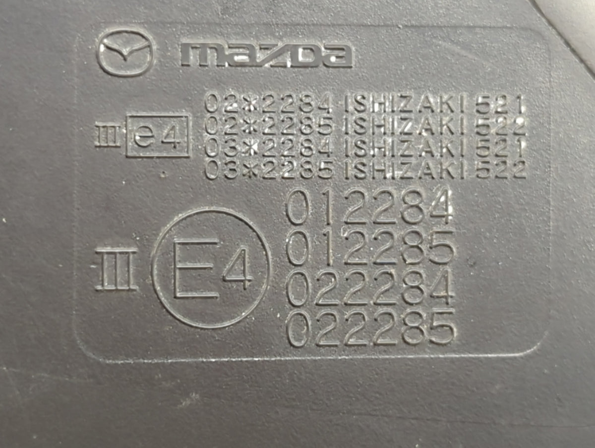 2007 Mazda Cx-7 Passenger Right Side View Power Door Mirror Silver - Oemusedautoparts1.com