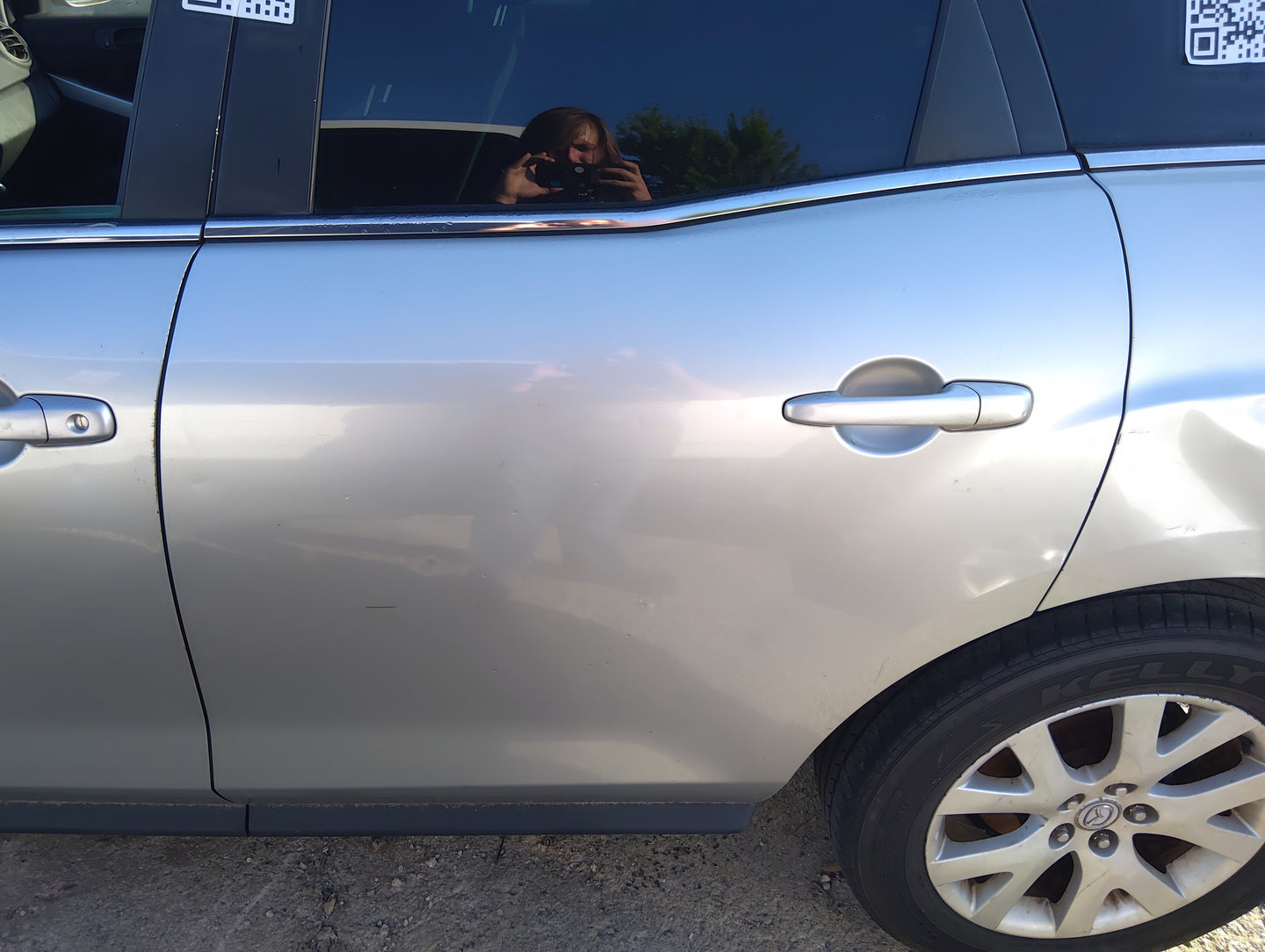 2007-2012 Mazda Cx-7 Driver Rear Door Oem - Oemusedautoparts1.com