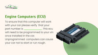 2007 Mazda Cx-7 PCM Engine Control Computer ECU ECM PCU OEM Fits OEM Used Auto Parts - Oemusedautoparts1.com