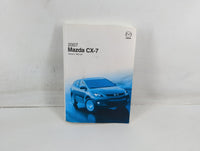 2007 Mazda Cx-7 Owners Manual Book Guide P/N:9999-95-080C-07 OEM Used Auto Parts - Oemusedautoparts1.com