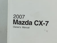 2007 Mazda Cx-7 Owners Manual Book Guide P/N:9999-95-080C-07 OEM Used Auto Parts - Oemusedautoparts1.com