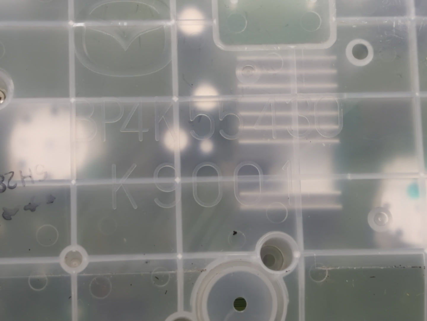 2007-2009 Mazda Cx-7 Instrument Cluster Speedometer Gauges P/N:BP4K55430 Fits Fits 2007 2008 2009 OEM Used Auto Parts - Oemu