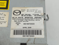 2007-2009 Mazda Cx-7 Radio AM FM Cd Player Receiver Replacement P/N:14795101 Fits Fits 2007 2008 2009 OEM Used Auto Parts - 