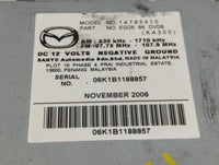 2007-2009 Mazda Cx-7 Radio AM FM Cd Player Receiver Replacement P/N:EG26 66 DV0B Fits Fits 2007 2008 2009 OEM Used Auto Part