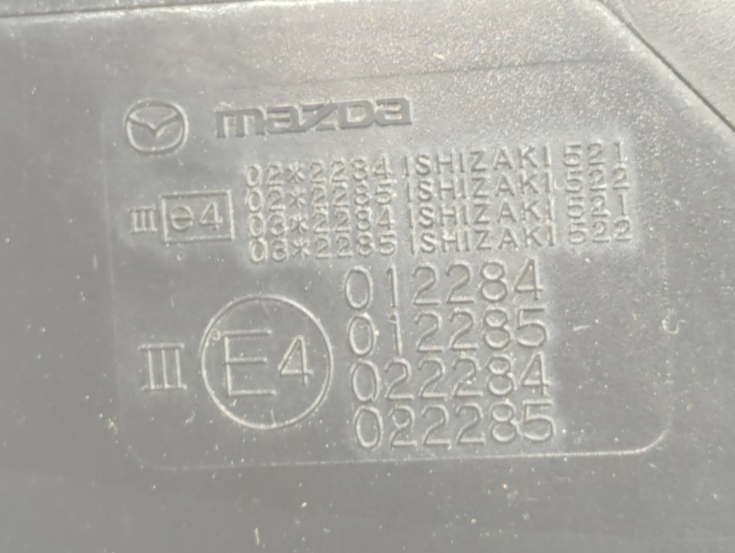 2007 Mazda Cx-9 Side Mirror Replacement Driver Left View Door Mirror P/N:E4022285 E4022284, E4012285, E4012284 Fits OEM Used