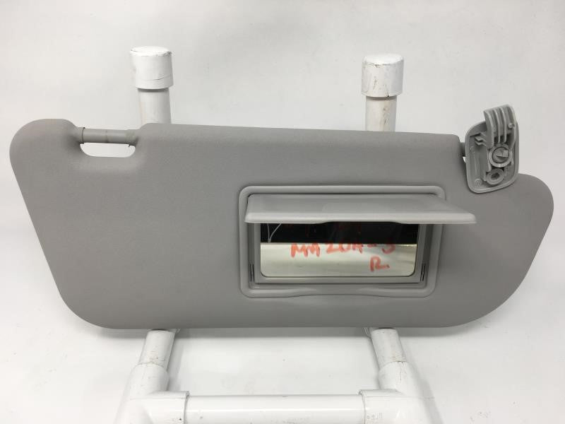 2007 Mazda Mazda3 Sun Visor Shade Replacement Passenger Right Mirror Fits OEM Used Auto Parts - Oemusedautoparts1.com