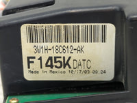 2007 Mazda Miata Climate Control Module Temperature AC/Heater Replacement P/N:3W1H-18C612-AK Fits OEM Used Auto Parts - Oemu