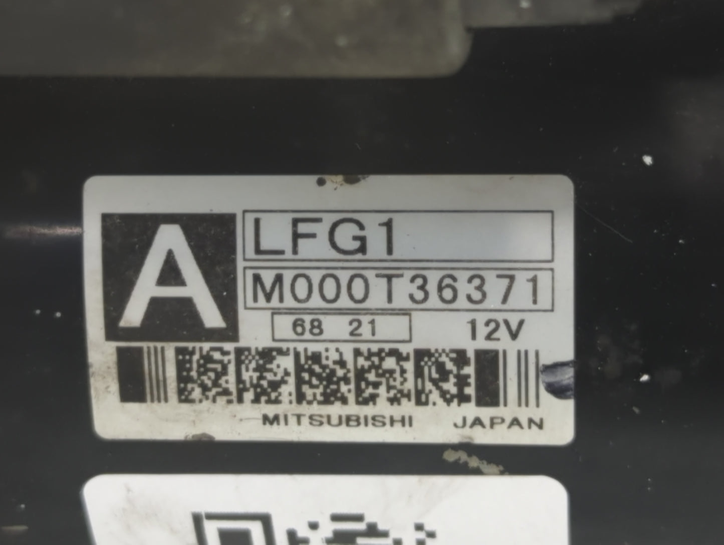 2007 Mazda Miata Car Starter Motor Solenoid OEM P/N:6821 M000T36371 Fits Fits 2006 2008 2012 2013 2014 2015 OEM Used Auto Pa