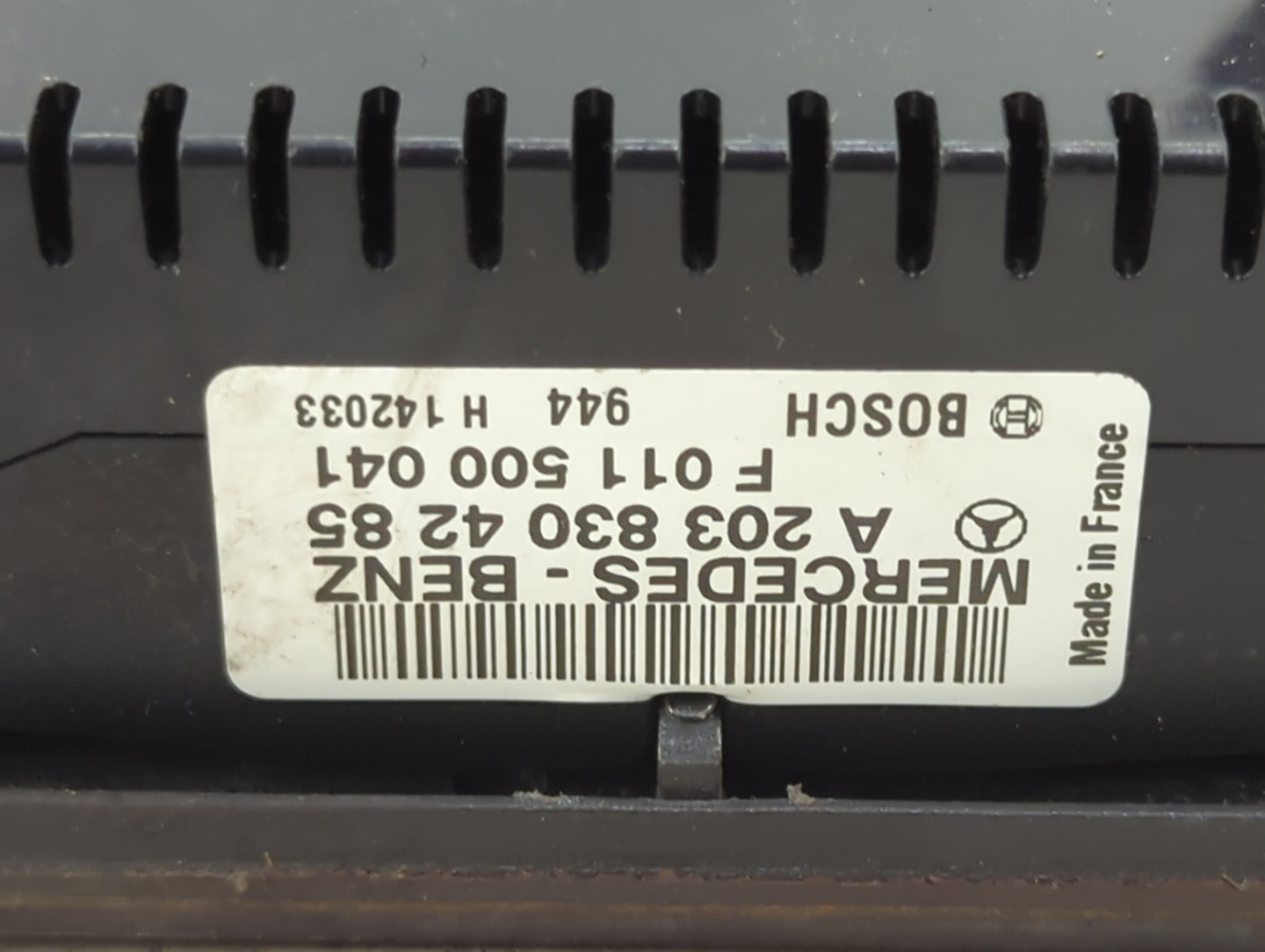 2007 Mercedes-Benz C-Class Climate Control Module Temperature AC/Heater Replacement P/N:A2038304285 F011500041 Fits OEM Used
